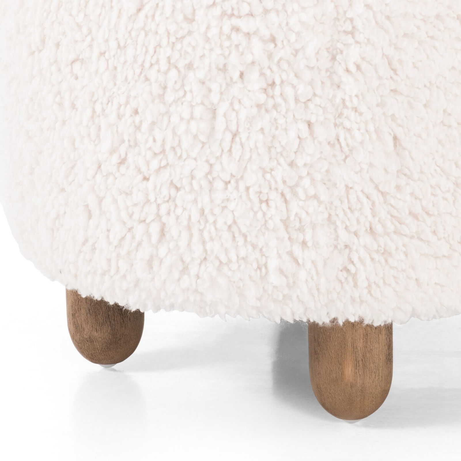 Ainsley Ottoman Round ottoman Four Hands