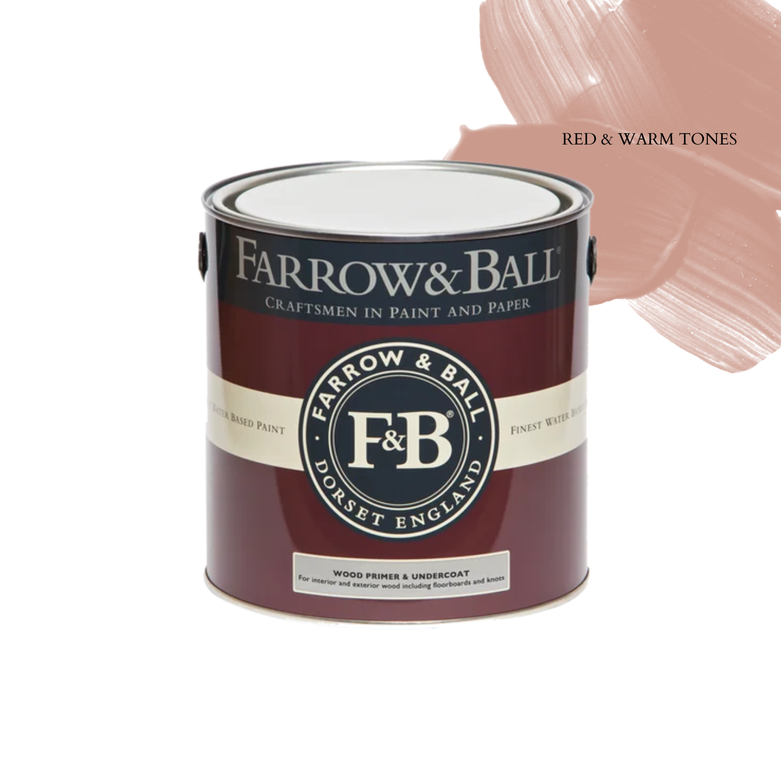 OVERSTOCK PAINT - Farrow & Ball Wood Primer and Undercoat PAINT - in store Farrow & Ball Red & Warm Tones
