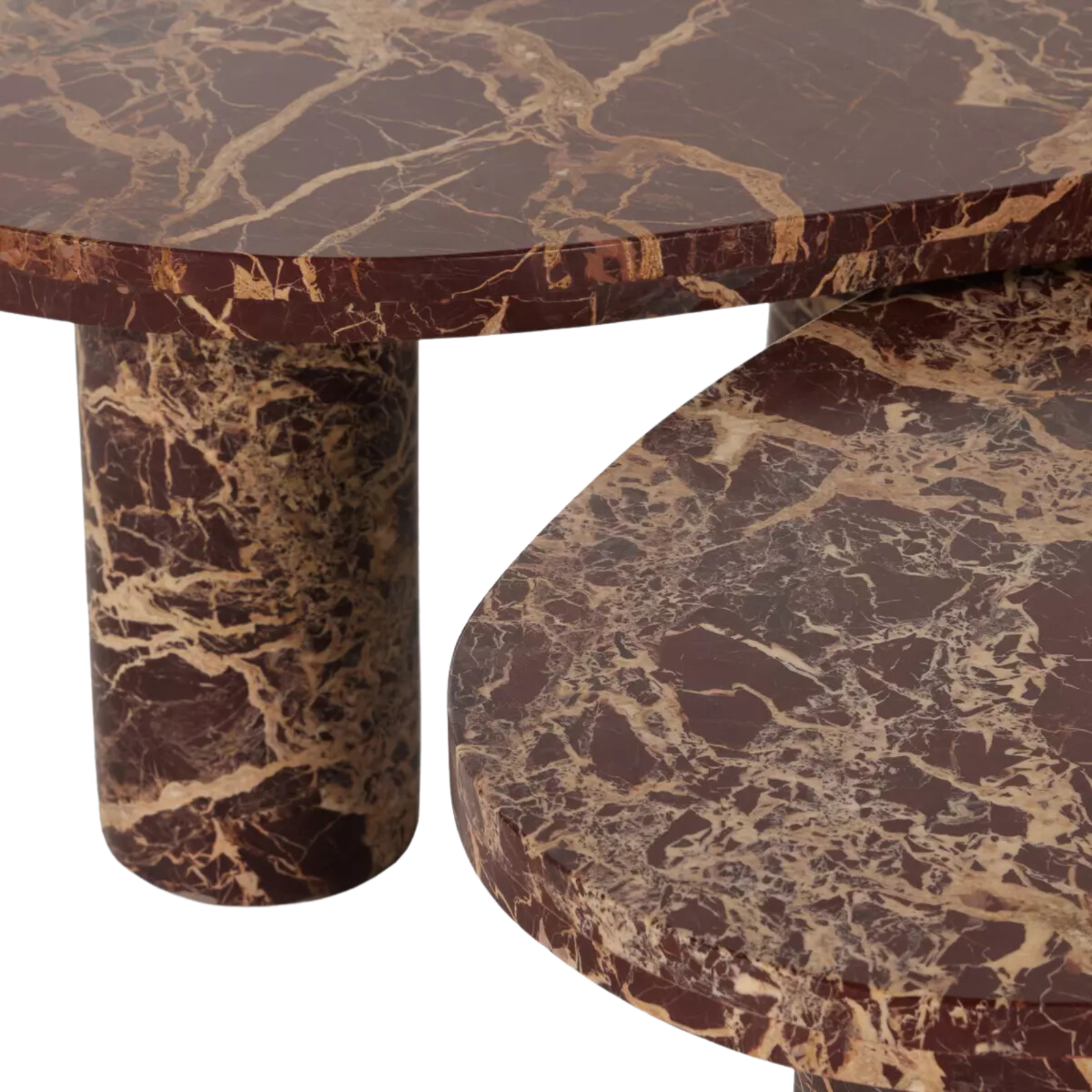 Zion Nesting Coffee Table Set 4 - a - FURNITURE - Coffee Table - Round Four Hands