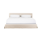 Allen Slipcover Bed Beds Four Hands King Brussels Natural
