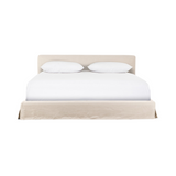 Allen Slipcover Bed Beds Four Hands King Brussels Natural