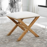 FLOOR MODEL - Taffeta Small Bench FURNITURE - floor model Uttermost