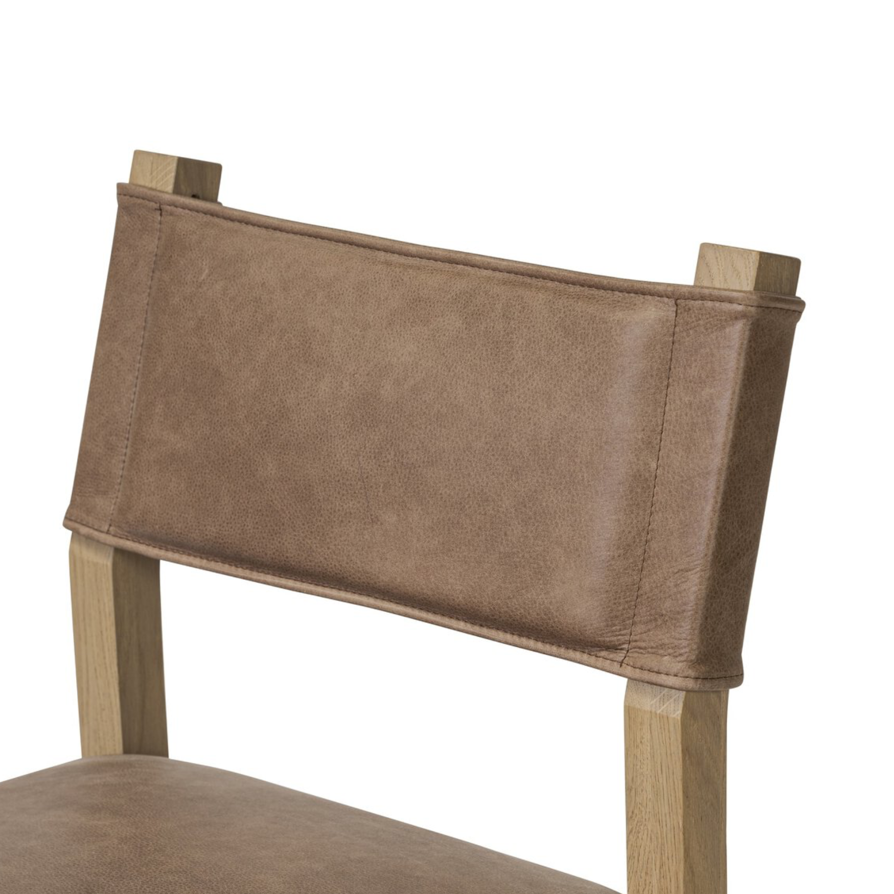 Ferris Counter Stool - Brown Leather - Rug & Weave