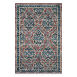 Rifle Paper Co. x Loloi Courtyard Chateau Red Rug 3-patterned rugs Loloi
