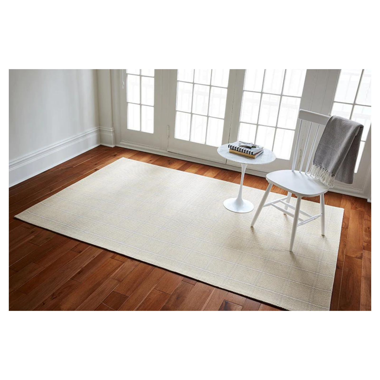 OVERSTOCK RUG - Marlby Plaid Beige Rug - 8' x 10' IN STORE - Sale Rug Momeni