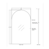 Freida Floor Mirror floor mirror Renwil