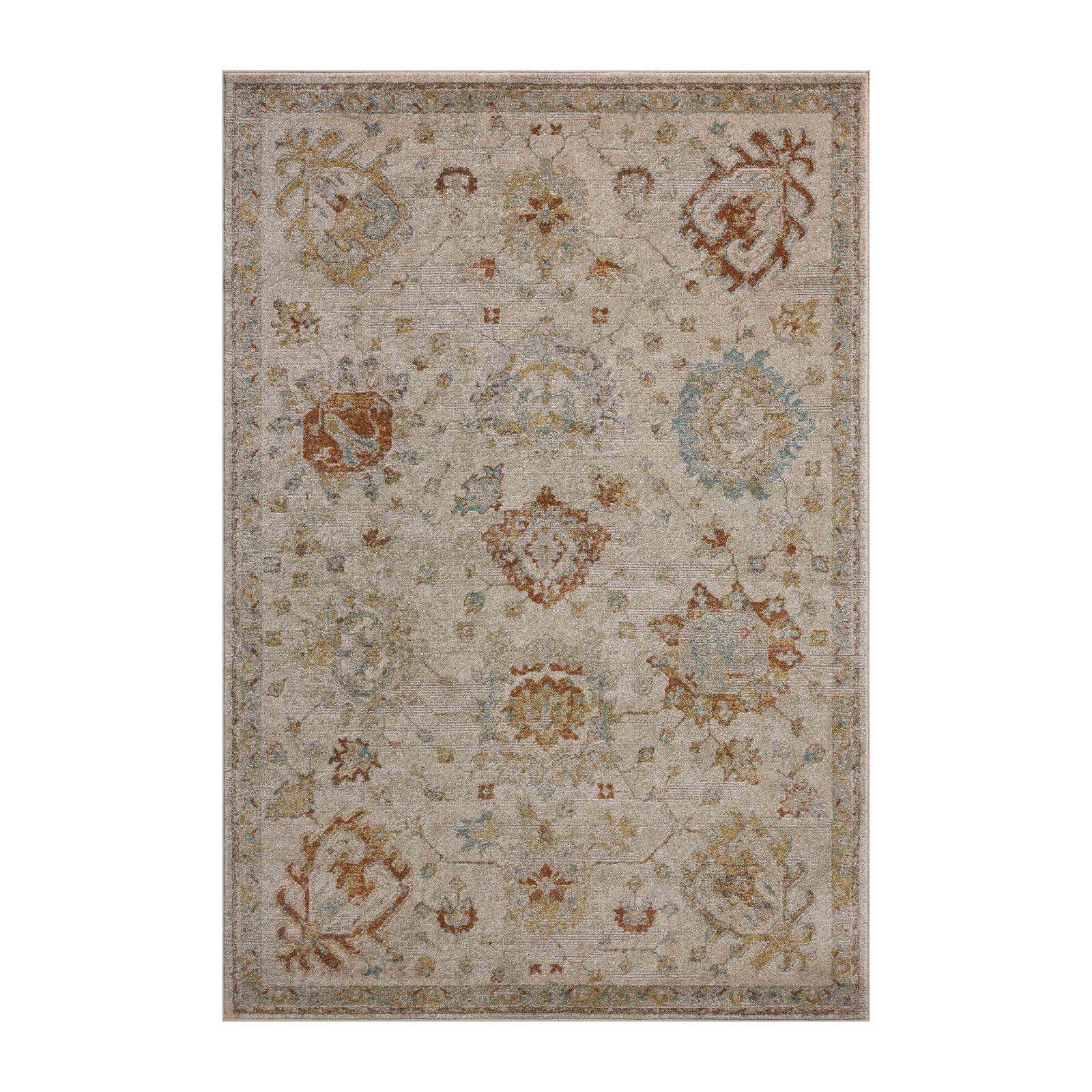 Magnolia Home by Joanna Gaines x Loloi Mona Oatmeal / Multi Rug 0-RUGS-jute Loloi