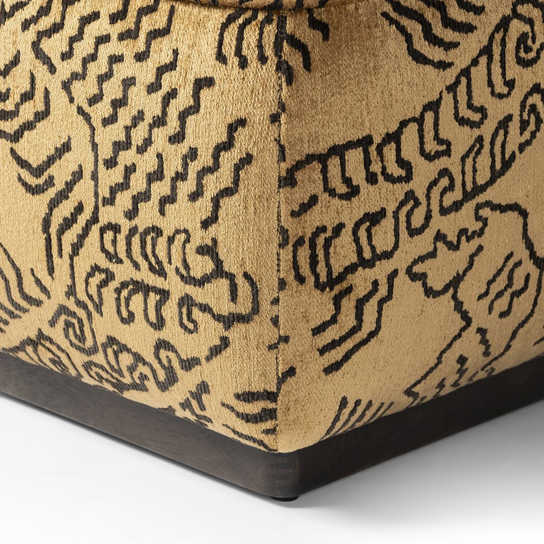 Sinclair Square Ottoman-21" FURNITURE - ottoman Four Hands
