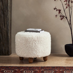 Ainsley Ottoman Round ottoman Four Hands