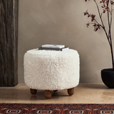 Ainsley Ottoman Round ottoman Four Hands