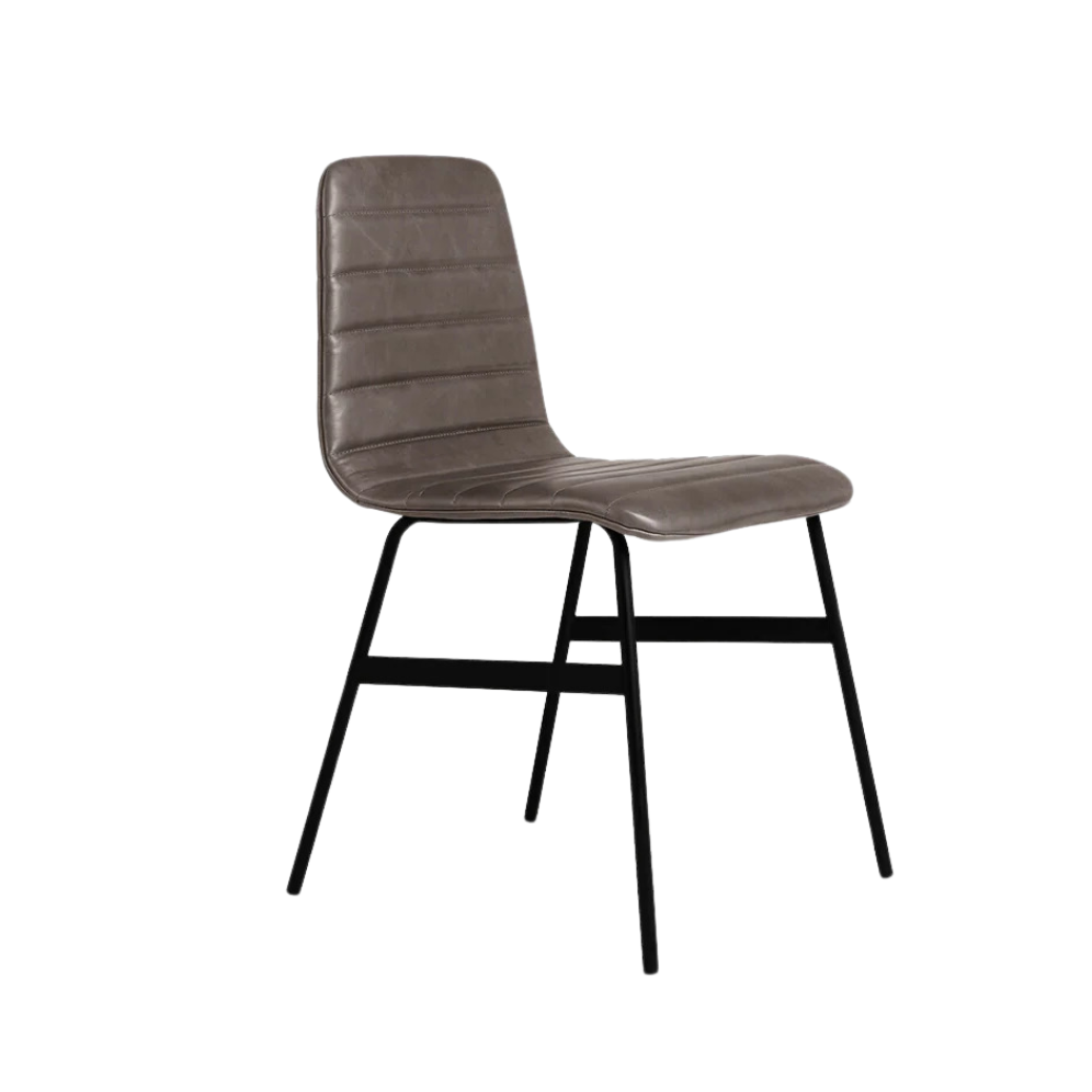 Gus* Modern Lecture Chair - Set of 2 10 - c - FURNITURE - chair Gus Saddle Grey Leather