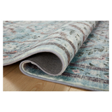 Rifle Paper Co. x Loloi Courtyard Chateau Blue Rug 3-patterned rugs Loloi