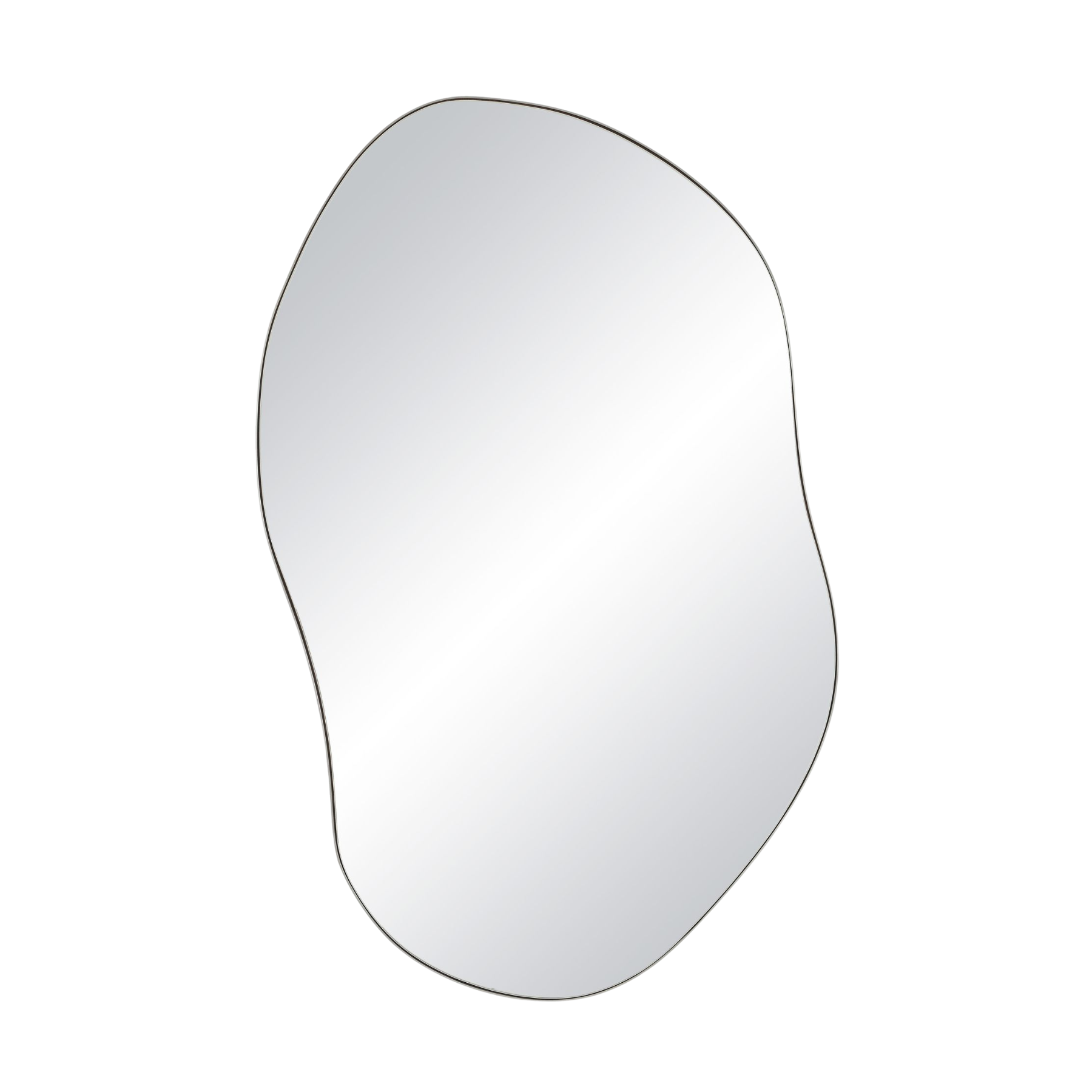 Jefferson Wall Mirror 100 - wall mirror Renwil Brushed Nickel