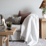 Aubrey Block Print Pillow Cover 3 - PILLOWS - blockprint - cool Rug & Weave Pillows