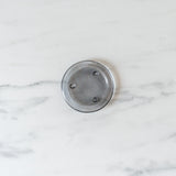 Glass Pillar Candle Plate candle holder Old Country Design (ShopZio) Charcoal