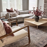 Cocoa Ruffle Pillow Cover 2 - PILLOWS - linen - warm Rug & Weave Pillows
