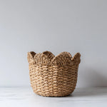 Storage Baskets with Decorative Scalloped Edge basket Creative Co-op (DYA)