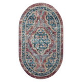 Rifle Paper Co. x Loloi Courtyard Chateau Red Rug 3-patterned rugs Loloi