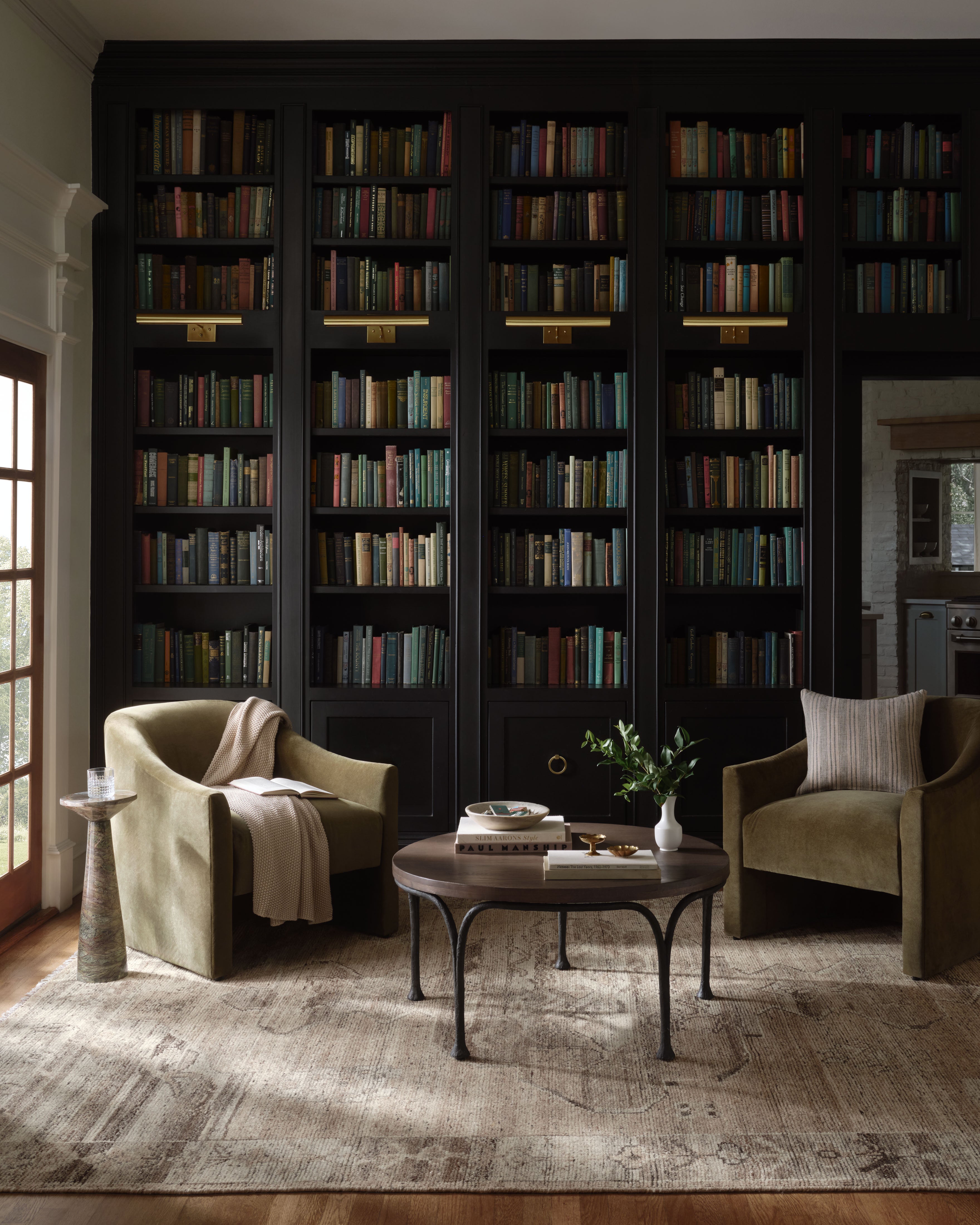 Magnolia Home by Joanna Gaines x Loloi Abigail Mocha / Smoke RUGS - neutral rugs Loloi