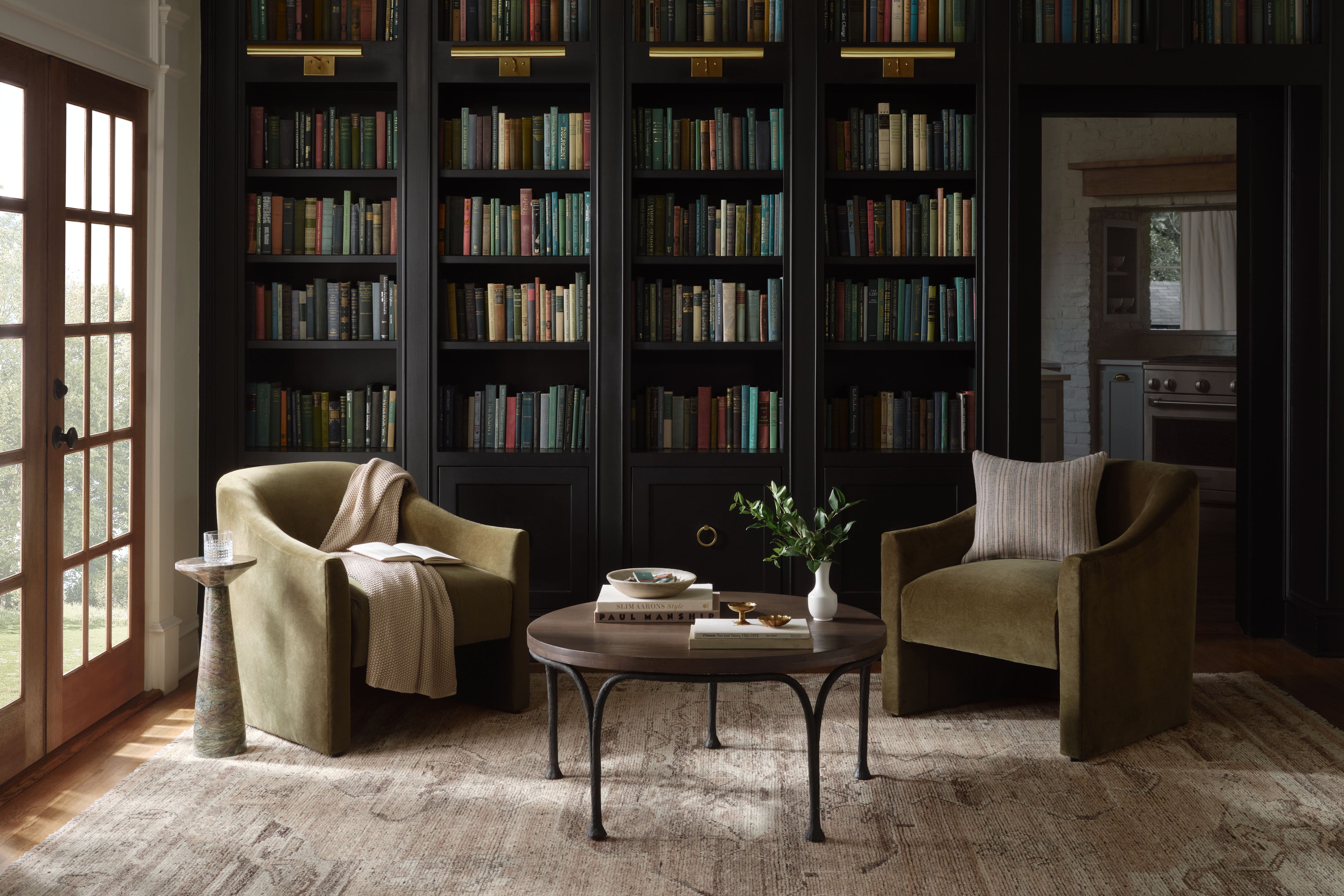 Magnolia Home by Joanna Gaines x Loloi Abigail Mocha / Smoke RUGS - neutral rugs Loloi