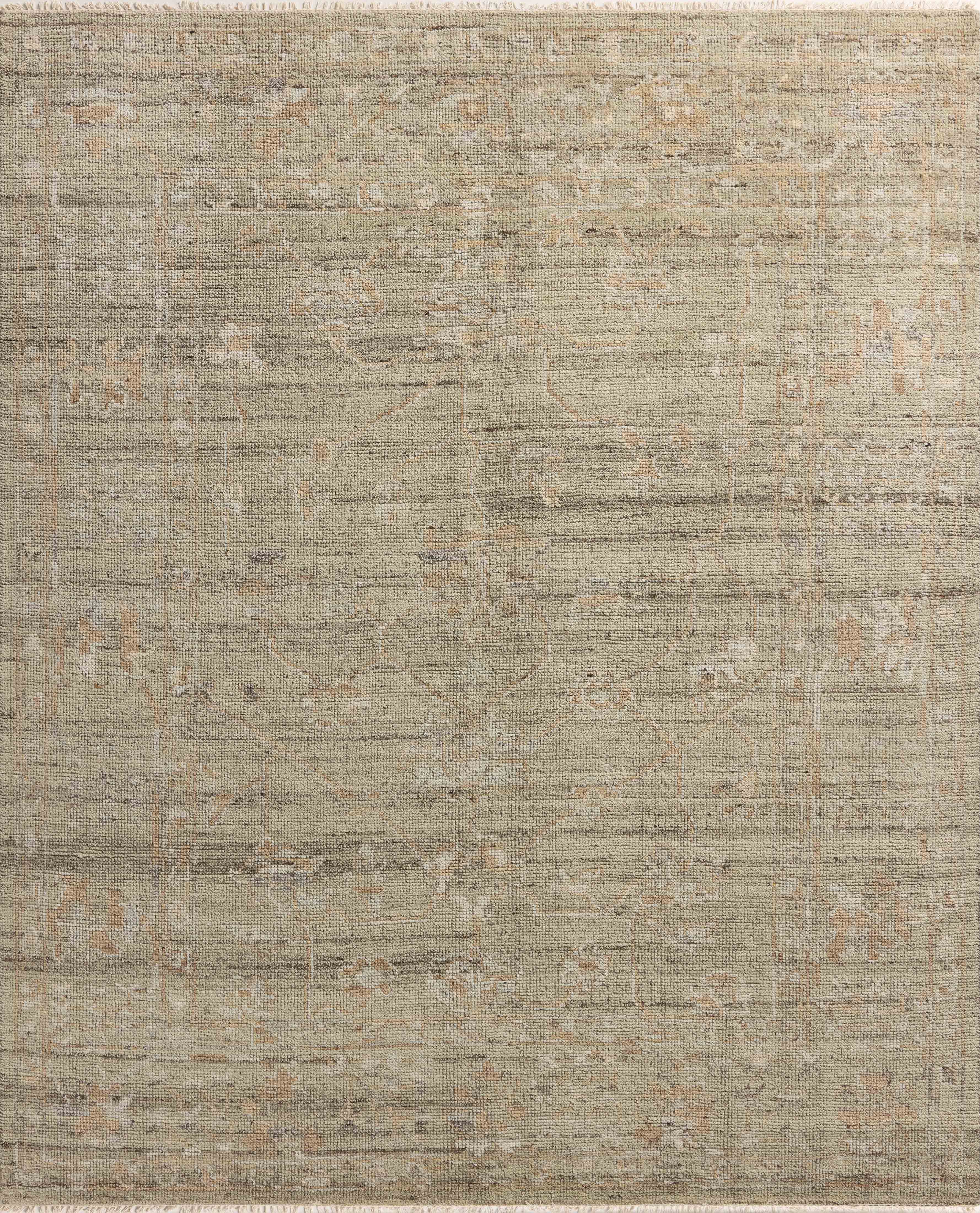 Magnolia Home by Joanna Gaines x Loloi Abigail Green / Multi RUGS - neutral rugs Loloi