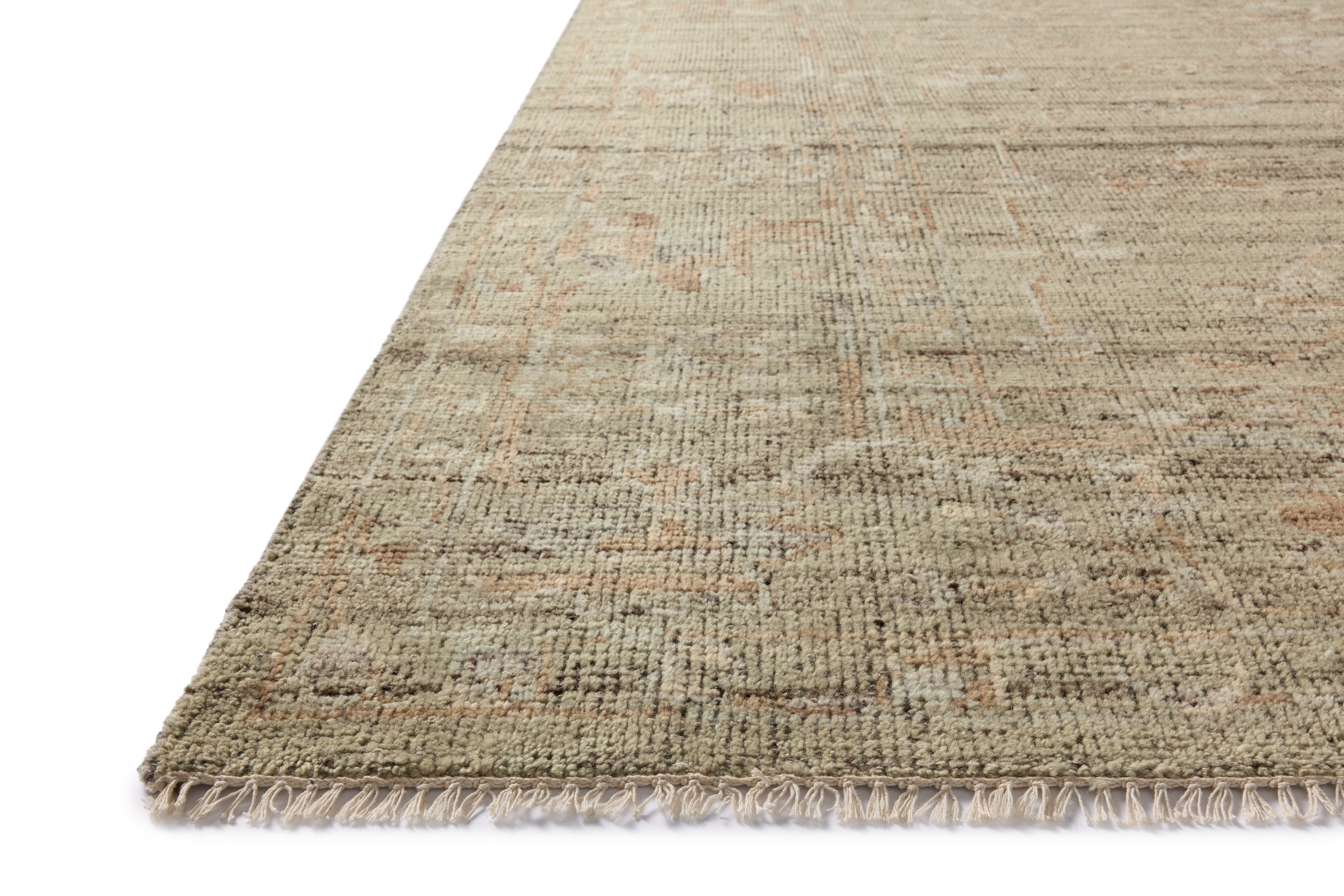 Magnolia Home by Joanna Gaines x Loloi Abigail Green / Multi RUGS - neutral rugs Loloi