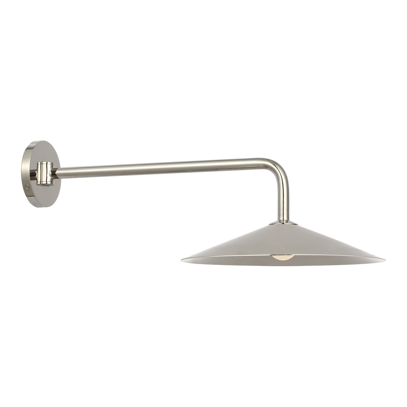 Ponce 9" Articulating Sconce LIGHTING - sconce Visual Comfort Polished Nickel Polished Nickel