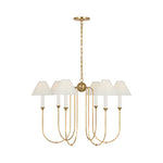 Ingela 36" Chandelier LIGHTING - chandelier Visual Comfort Hand-Rubbed Antique Brass