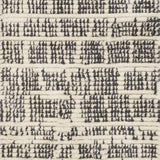 Chris Loves Julia x Loloi Alice Cream / Charcoal Etched Brick Rug RUGS - patterned Loloi