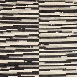 Chris Loves Julia x Loloi Alice Cream / Charcoal Stripes Rug RUGS - patterned Loloi