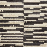 Chris Loves Julia x Loloi Alice Cream / Charcoal Stripes Rug RUGS - patterned Loloi