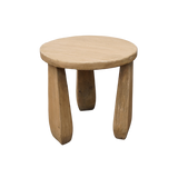 Augustus End Table - Natural 5-VINTAGE-end table Hauer Market