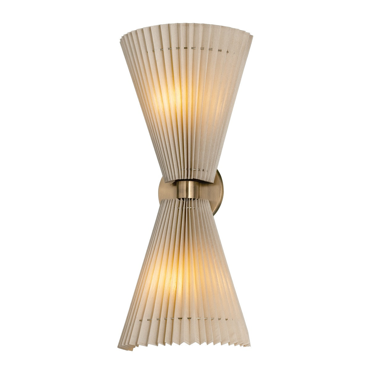 Dell Wall Sconce LIGHTING - Wall Sconce Hudson Valley Lighting Patina Brass Tall