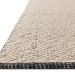 Magnolia Home by Joanna Gaines x Loloi Betty Ivory / Black RUGS - neutral Loloi