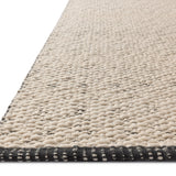 Magnolia Home by Joanna Gaines x Loloi Betty Ivory / Black RUGS - neutral Loloi