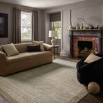 Jeremiah Brent x Loloi Bleecker Sand / Charcoal Rug RUGS-geometric Loloi