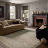 Jeremiah Brent x Loloi Bleecker Sand / Charcoal Rug RUGS-geometric Loloi