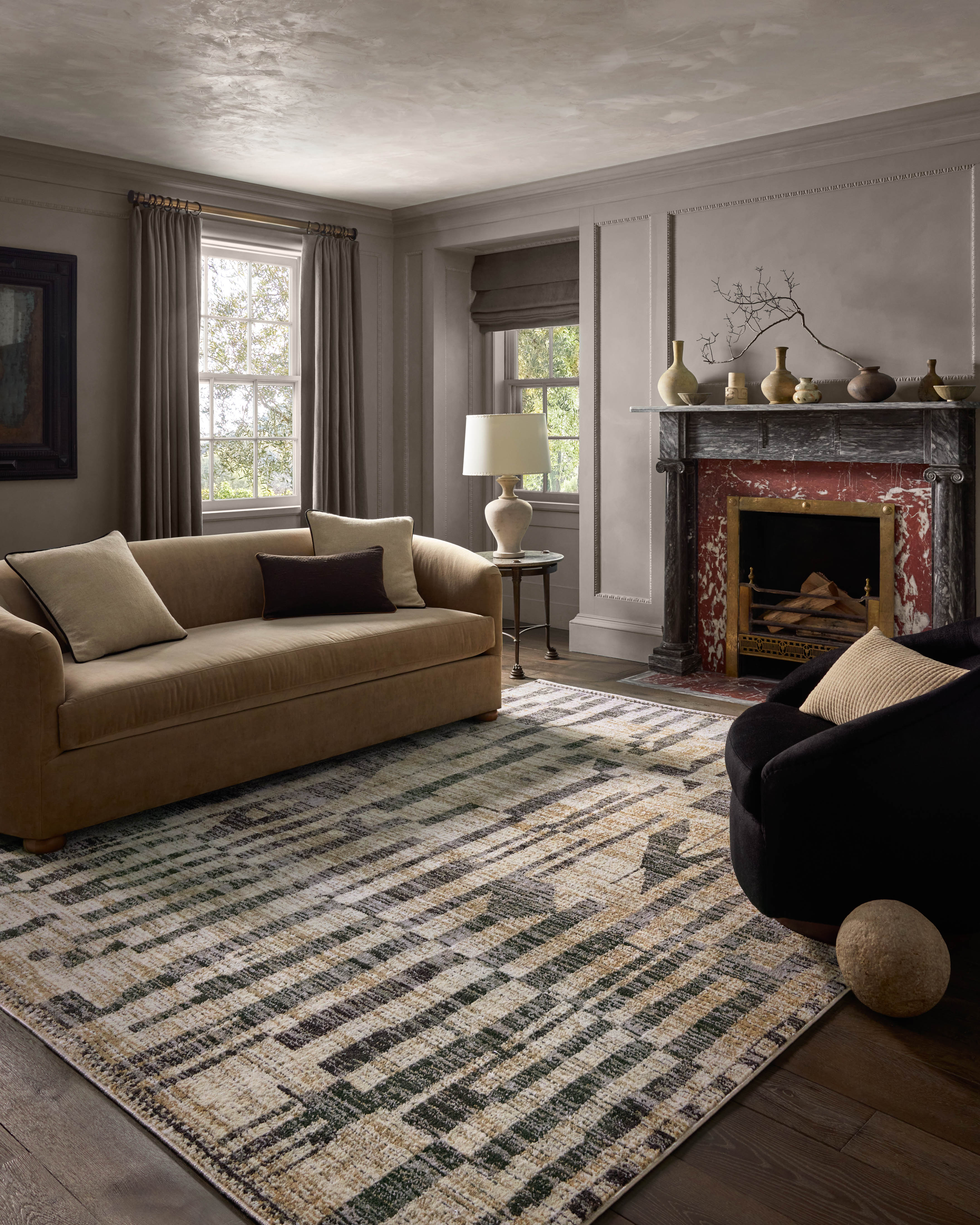 Jeremiah Brent x Loloi Bleecker Beige / Stone Rug - Rug & Weave