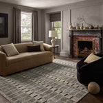 Jeremiah Brent x Loloi Bleecker Sage / Granite Rug RUGS-geometric Loloi