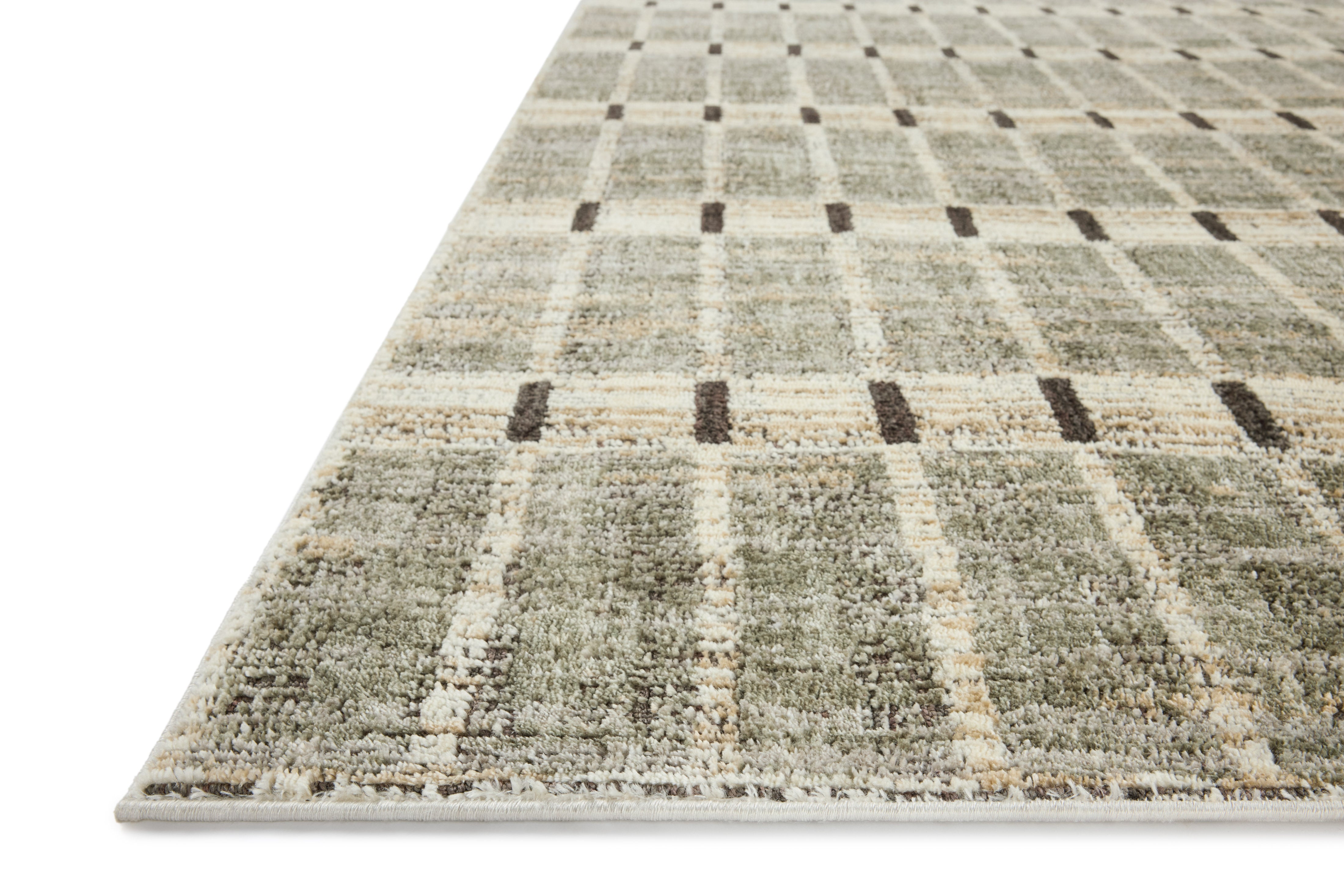Jeremiah Brent x Loloi Bleecker Sage / Granite Rug RUGS-geometric Loloi