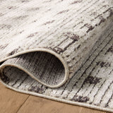 Jeremiah Brent x Loloi Bleecker Silver / Charcoal Rug RUGS-geometric Loloi