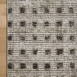 Jeremiah Brent x Loloi Bleecker Silver / Charcoal Rug RUGS-geometric Loloi