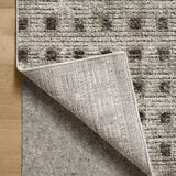 Jeremiah Brent x Loloi Bleecker Silver / Charcoal Rug RUGS-geometric Loloi