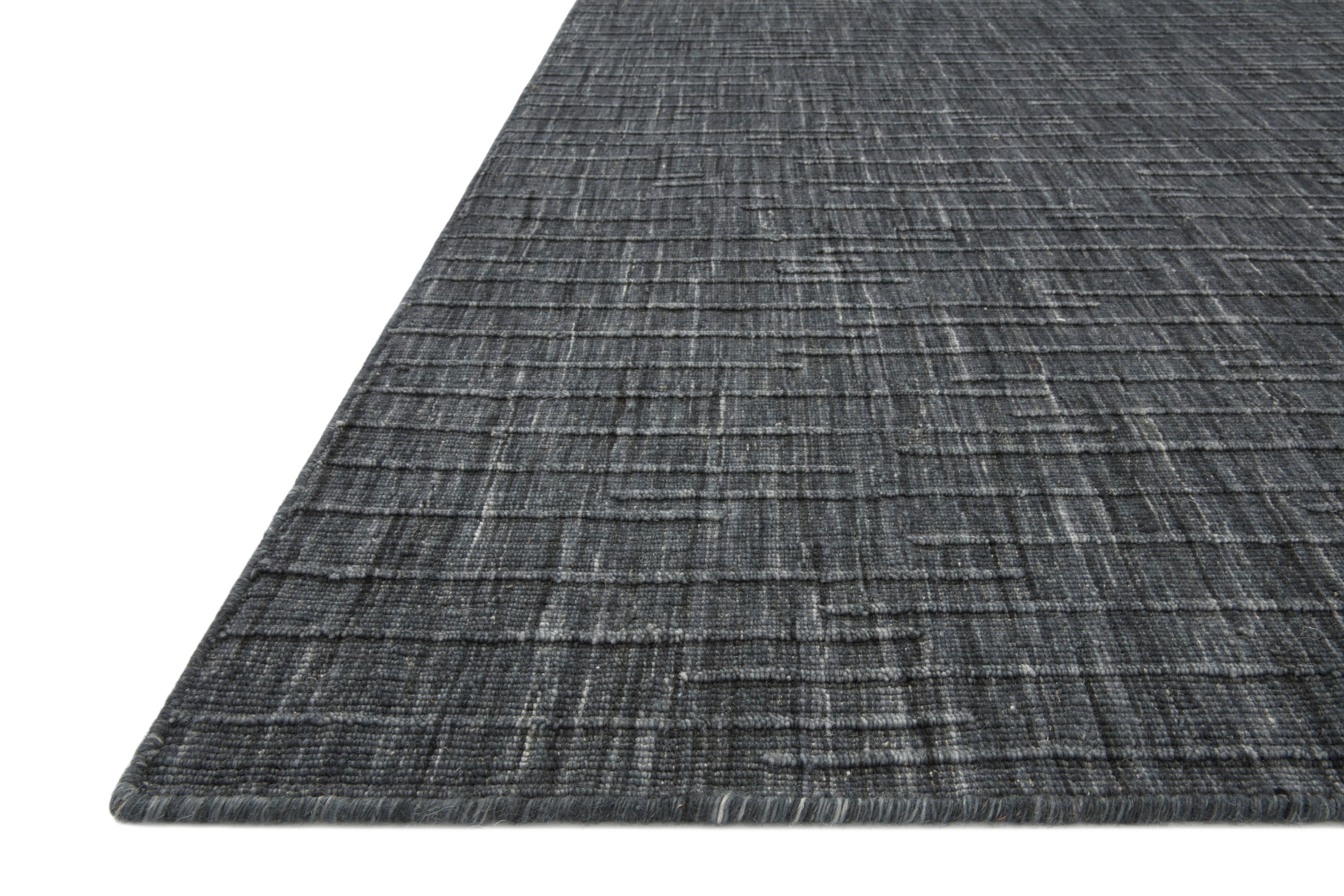 OVERSTOCK RUG - Loloi Brooks Ink - 9'3" x 13' RUGS - wool Loloi