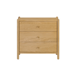 Bailey 3 Drawer Nightstand 14 - a - FURNITURE - nightstand Moe's Furniture