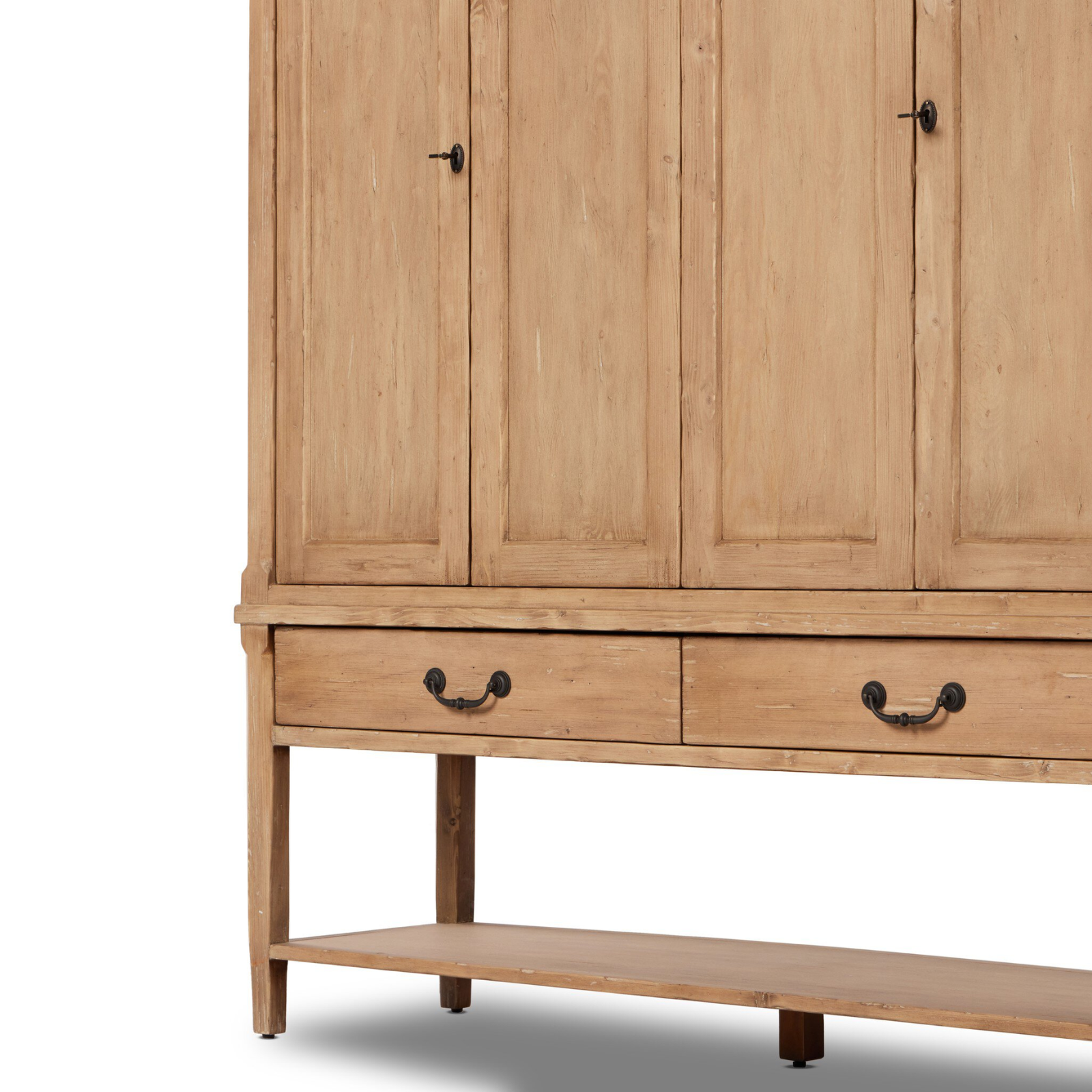FLOOR MODEL - Brimley Wide Cabinet - Light Pine FURNITURE - floor model Four Hands
