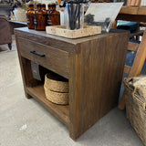 FLOOR MODEL - Rue Reclaimed Nightstands - Aged Brown - set of 2 FURNITURE - floor model Hauer Market