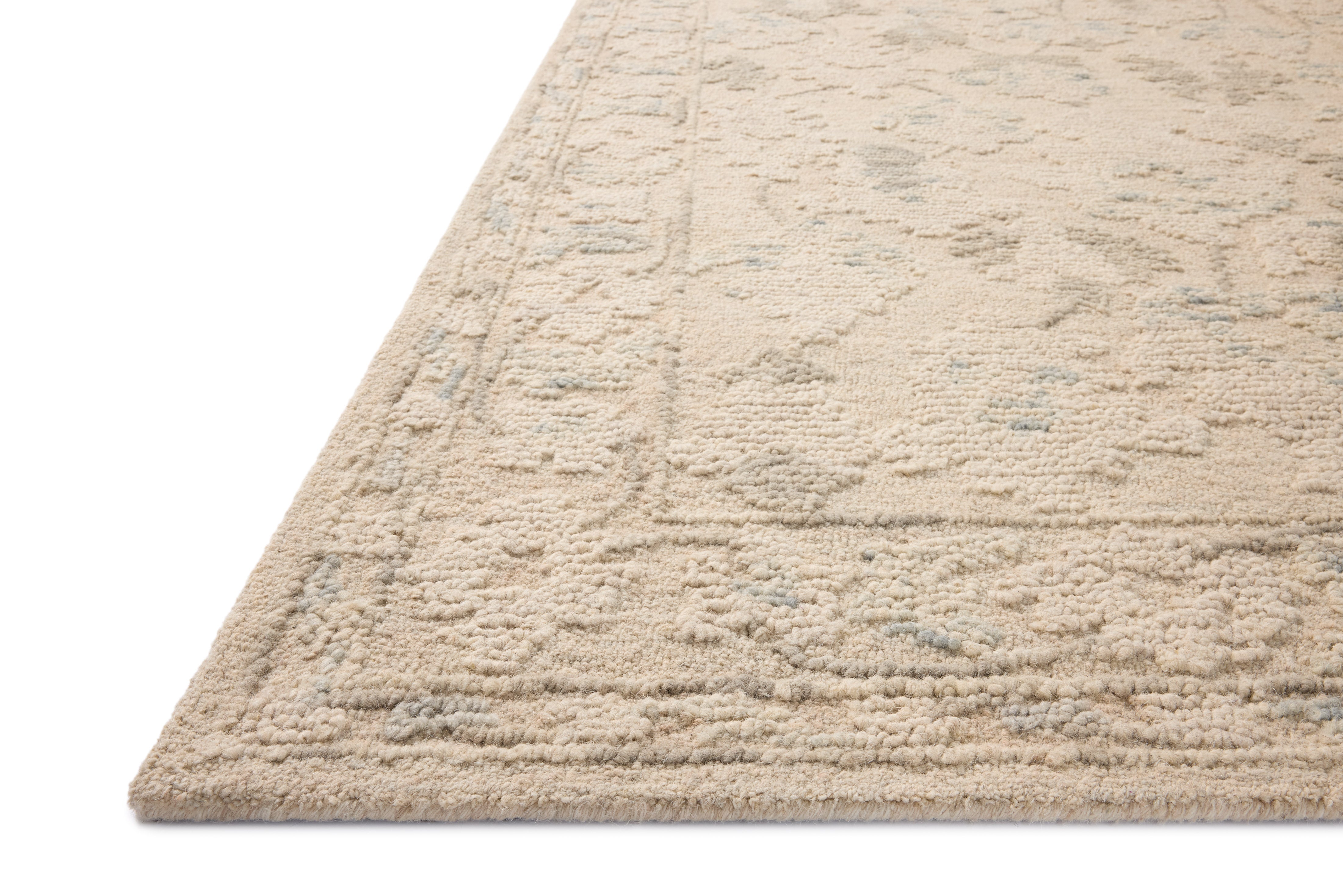 Loloi Cynthia Ivory / Sky Rug RUGS - wool Loloi