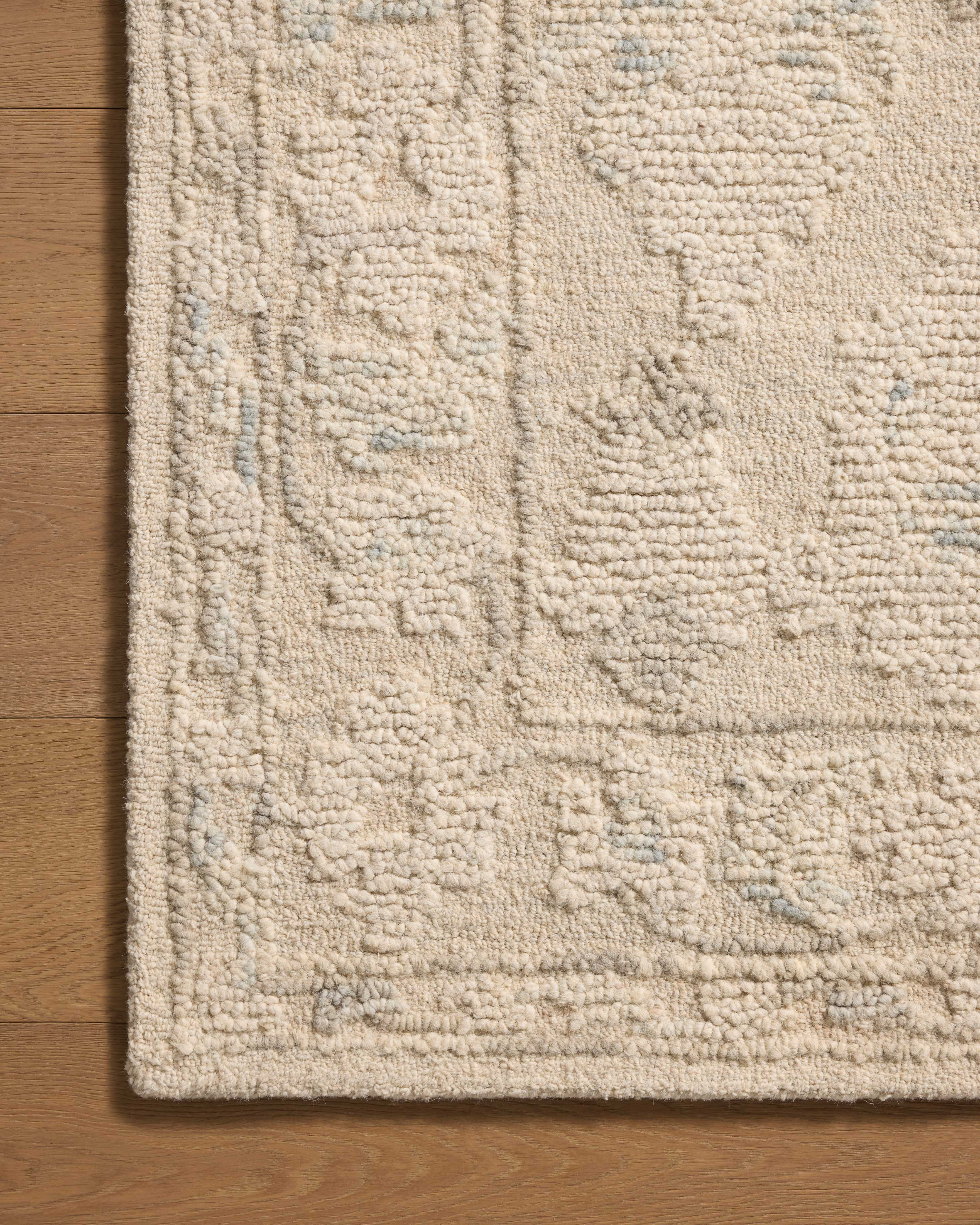 Loloi Cynthia Ivory / Sky Rug RUGS - wool Loloi
