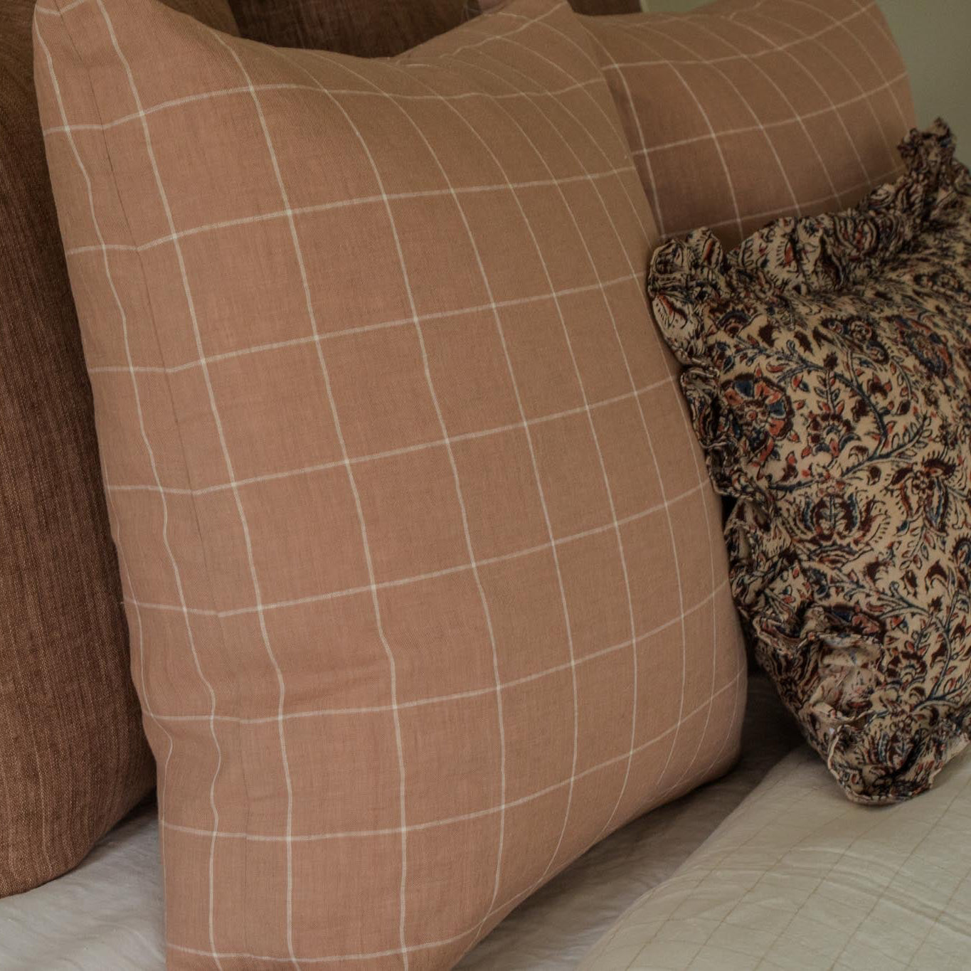 Callie Pillow Cover 1 - PILLOWS - Linen - neutral Rug & Weave Pillows